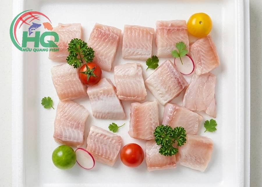 Pangasius Untrimmed Fillet - Cube