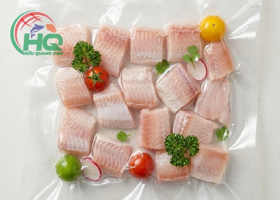 Pangasius Untrimmed Fillet - Cube