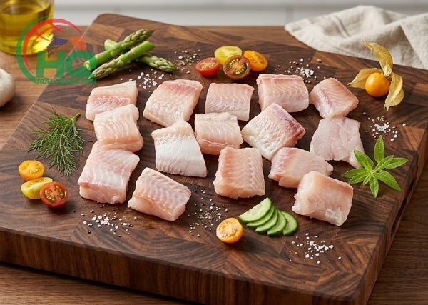 Pangasius Untrimmed Fillet - Cube